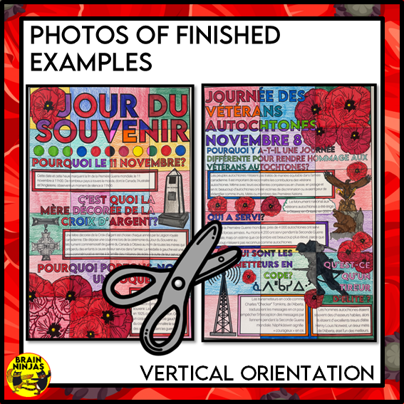 French Remembrance Day Collaborative Poster Bundle | Paper