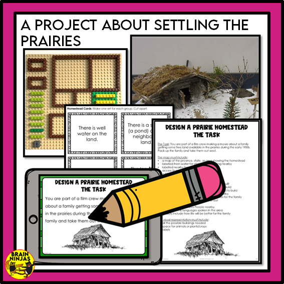 Alberta Social Studies Grade 3 Time and Place Unit | Paper and Digital