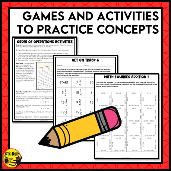 Number Operations Interactive Math Unit | Paper | Grade 6