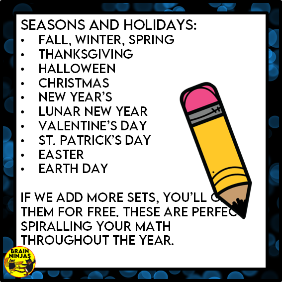 Holiday Math Worksheets Bundle Numbers to 1000 | Paper