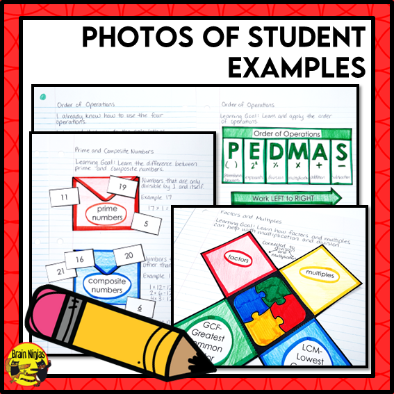 Number Operations Interactive Math Unit | Paper | Grade 6