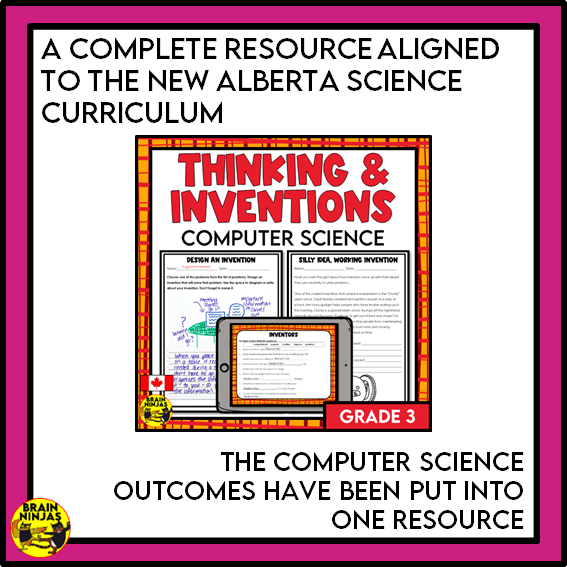 Alberta Science Grade 3 Full Year Lessons and Activities Bundle | Paper and Digital