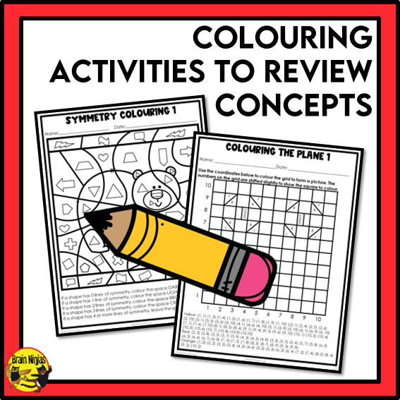 Alberta Math Curriculum Geometry Worksheets Bundle | Paper | Grade 5