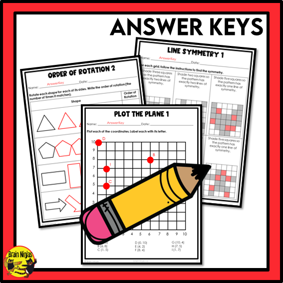 Alberta Math Curriculum Geometry Worksheets Bundle | Paper | Grade 5