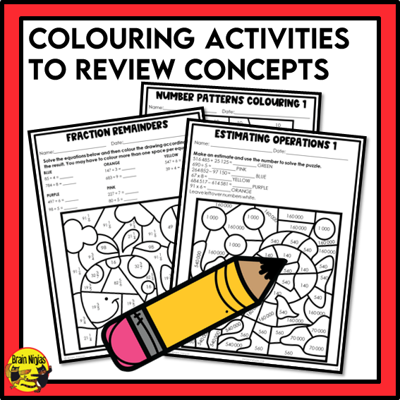 Alberta Math Curriculum Worksheets Full Year Bundle | Paper | Grade 5
