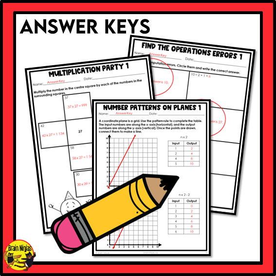 Alberta Math Curriculum Worksheets Full Year Bundle | Paper | Grade 5