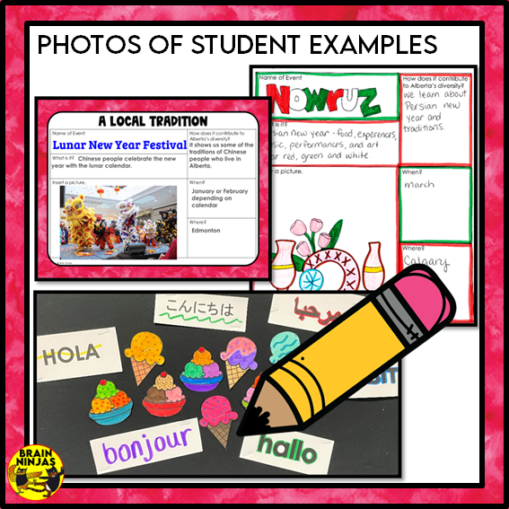 Alberta's Diversity and Identity Grade 3 Social Studies | Paper and Digital