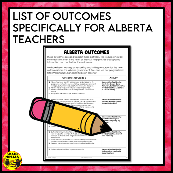 Alberta's Diversity and Identity Grade 3 Social Studies | Paper and Digital