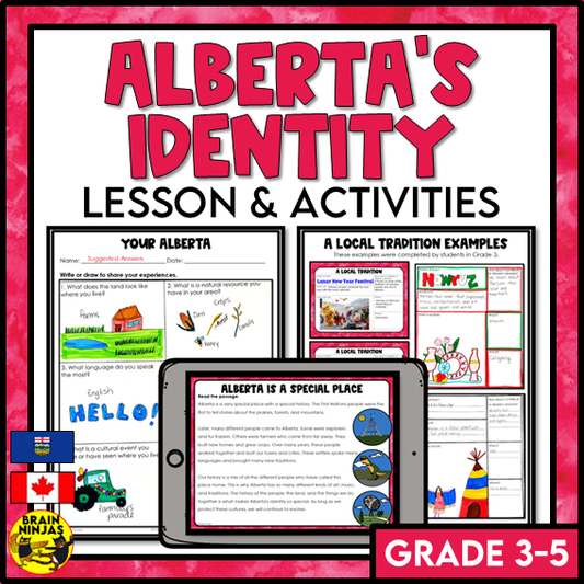 Alberta's Diversity and Identity Grade 3 Social Studies | Paper and Digital