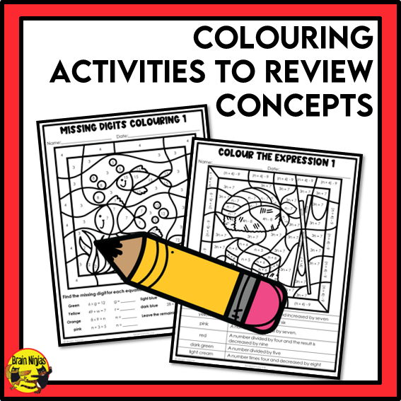 Alberta Math Curriculum Patterns and Algebra Worksheets Bundle | Paper | Grade 4