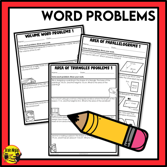 Alberta Math Curriculum Measurement Worksheets Bundle | Paper | Grade 6