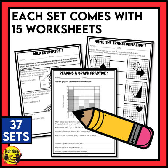 Alberta Math Curriculum Worksheets Full Year Bundle | Paper | Grade 3