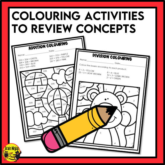Alberta Math Curriculum Worksheets Full Year Bundle | Paper | Grade 3