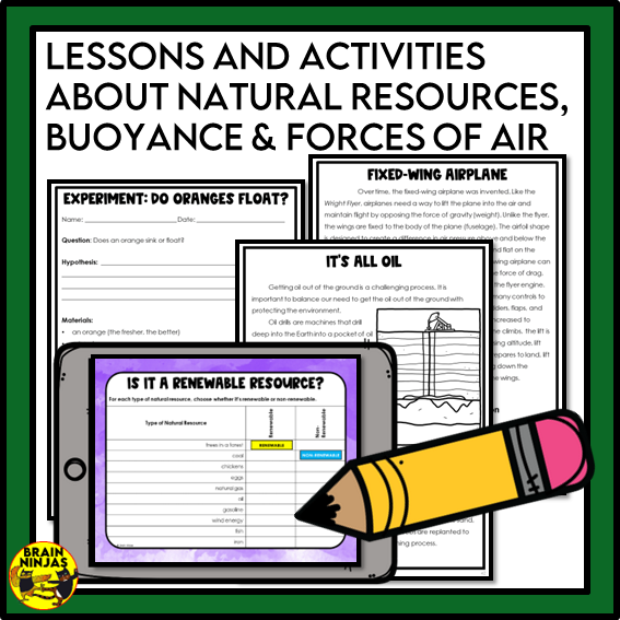 Alberta Science Energy Unit Grade 5 Bundle | Paper and Digital