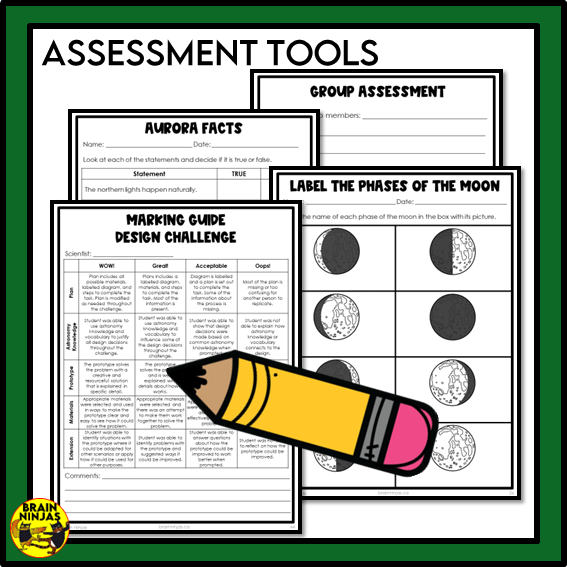 Alberta Science Space Unit Grade 5 Bundle | Paper and Digital