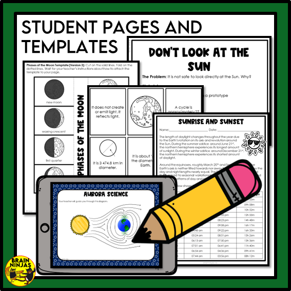 Alberta Science Space Unit Grade 5 Bundle | Paper and Digital
