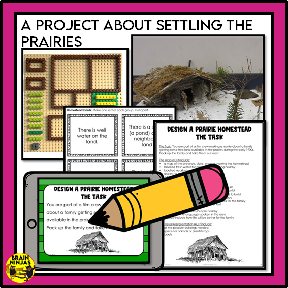 Alberta Social Studies Grade 3 Time and Place Unit | Paper and Digital