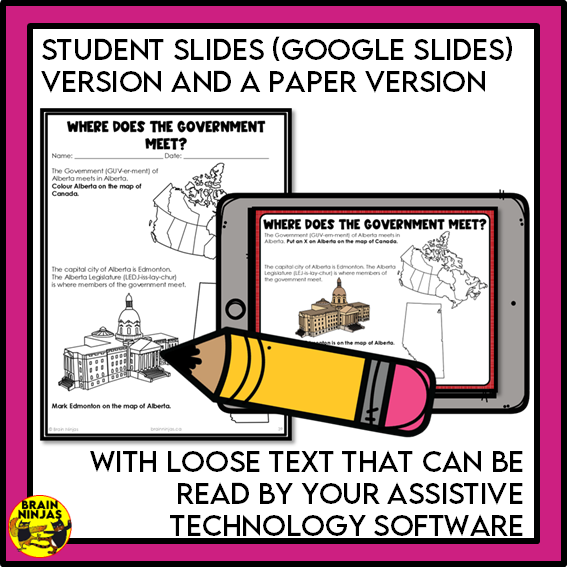 Alberta Social Studies Grade 3 Systems Unit | Paper and Digital