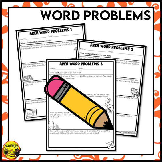 Area of 2D Shapes Without Formulas Math Worksheets | Paper