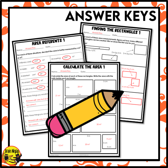 Area of 2D Shapes Without Formulas Math Worksheets | Paper