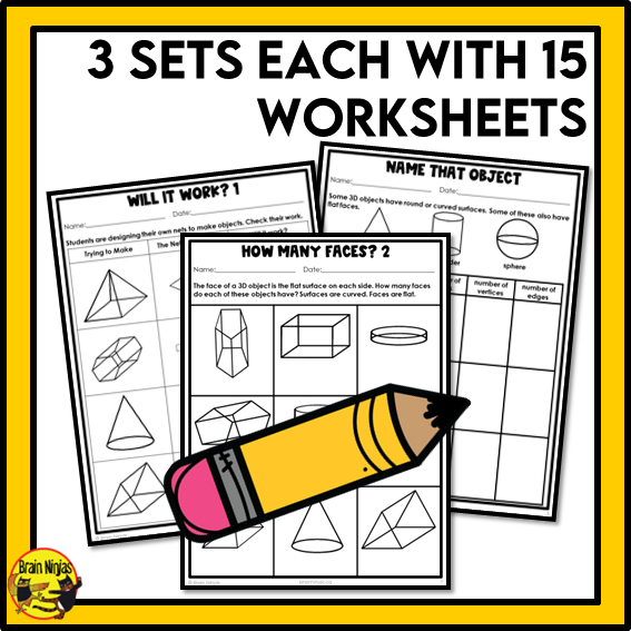 British Columbia Aligned Geometry Math Worksheets Bundle | Paper | Grade 3