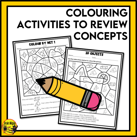 British Columbia Aligned Geometry Math Worksheets Bundle | Paper | Grade 3