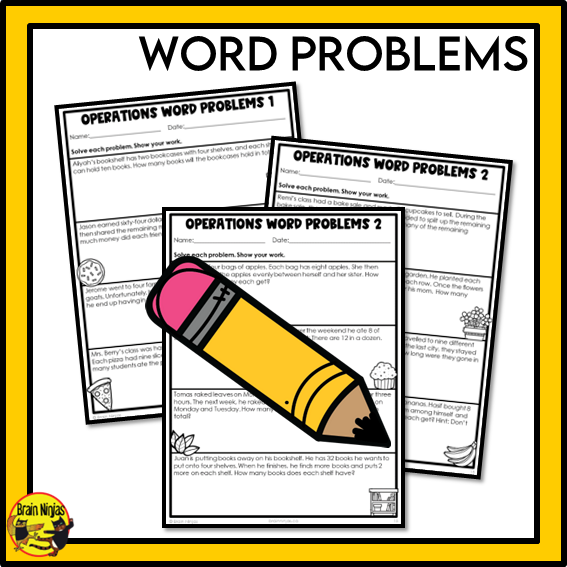 British Columbia Aligned Number Operations Math Worksheets Bundle | Paper | Grade 6