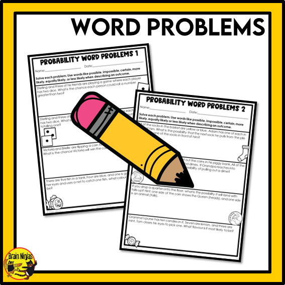 British Columbia Aligned Statistics and Probability Math Worksheets Bundle | Paper | Grade 4
