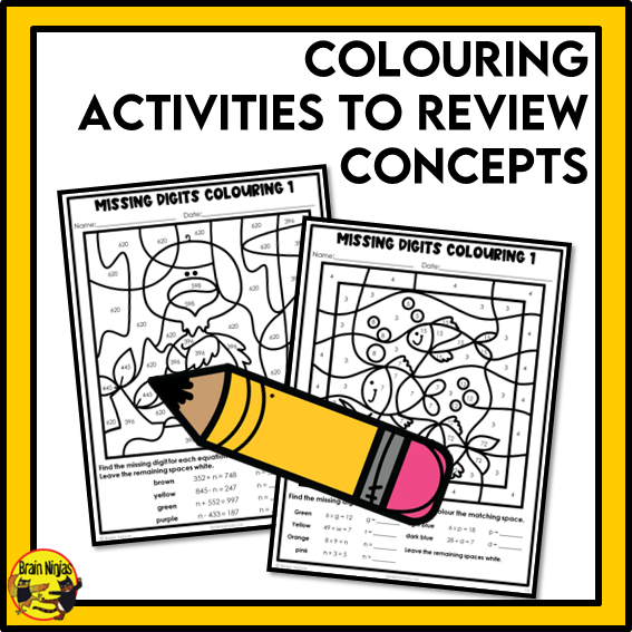 British Columbia Aligned Patterns and Algebra Math Worksheets Bundle | Paper | Grade 4