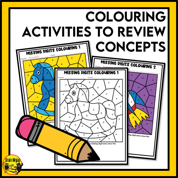 British Columbia Aligned Patterns and Algebra Math Worksheets Bundle | Paper | Grade 3