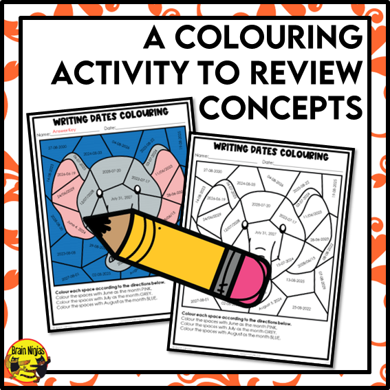 Calendars and Dates in a Variety of Formats Math Worksheets | Paper