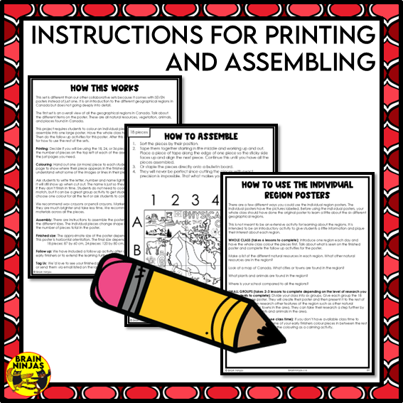 Canada Regions Collaborative Poster Set | Paper