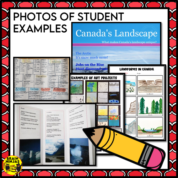 Canada Regions Project Bundle | Paper and Digital