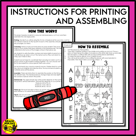Special Events and Classroom Community Collaborative Poster Bundle | Paper