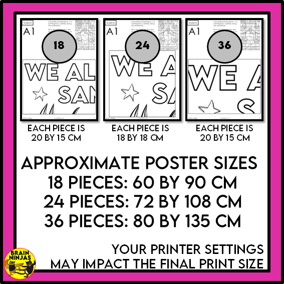 Special Events and Classroom Community Collaborative Poster Bundle | Paper
