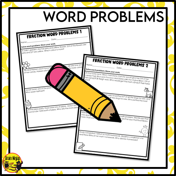 Comparing Mixed and Improper Fractions Math Worksheets | Paper