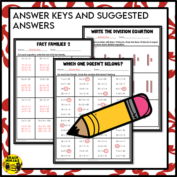 Division Strategies and Mental Math Worksheets | Paper