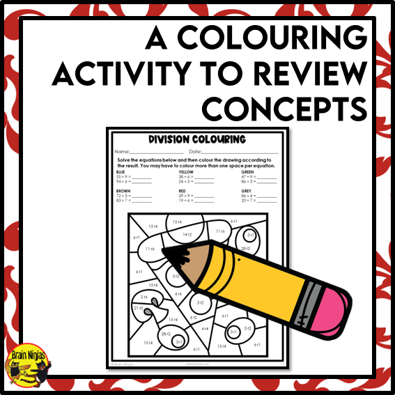 Division Math Worksheets | 2 by 1 Digit With Whole Number Remainders | Paper