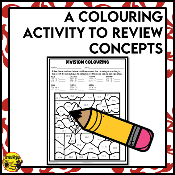 Division Math Worksheets | 3 by 1 Digit With Whole Number Remainders | Paper