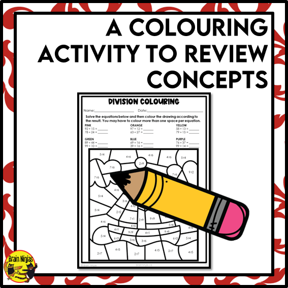 Division Math Worksheets | 2 digits by 2 Digits With Remainders | Paper