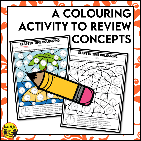 Elapsed Time Math Worksheets | Paper