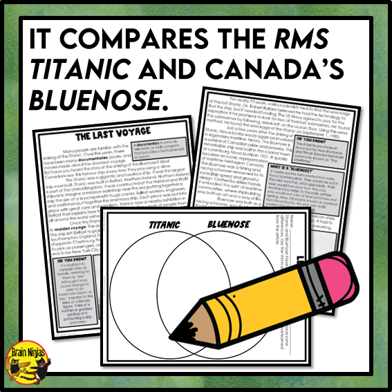 Emergency Sub Plans | Ships and Wrecks | Paper | Grade 4 Grade 5 Grade 6