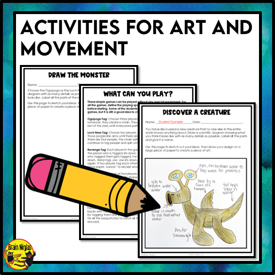 Emergency Sub Plans | Hoaxes and Ogopogos | Paper | Grade 4 Grade 5 Grade 6