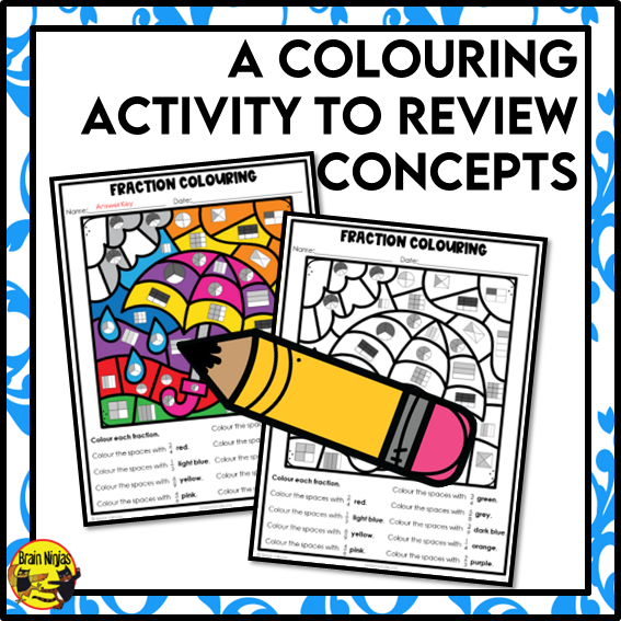Proper Fractions Math Worksheets | Paper | Grade 3