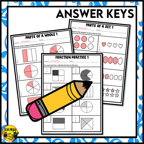 Proper Fractions Math Worksheets | Paper | Grade 3