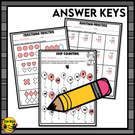 Free Math Worksheets Numbers to 1000 | Paper | Grade 3