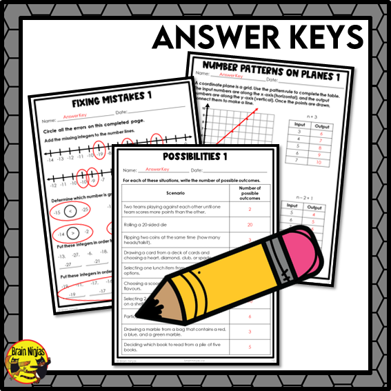 Free Math Worksheets | Paper | Grade 6