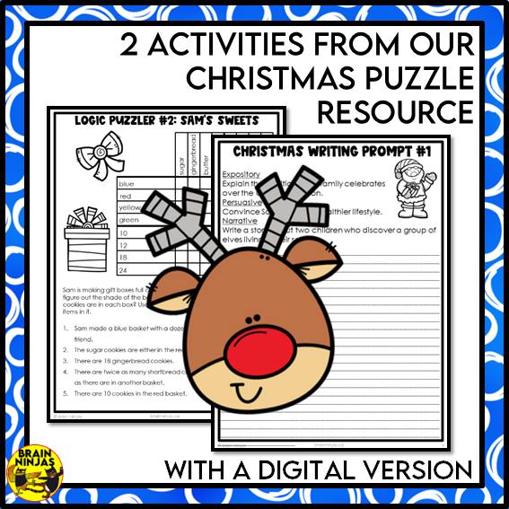 Free Winter and Christmas Word Games, Puzzles, and Writing Prompts | Paper and Digital