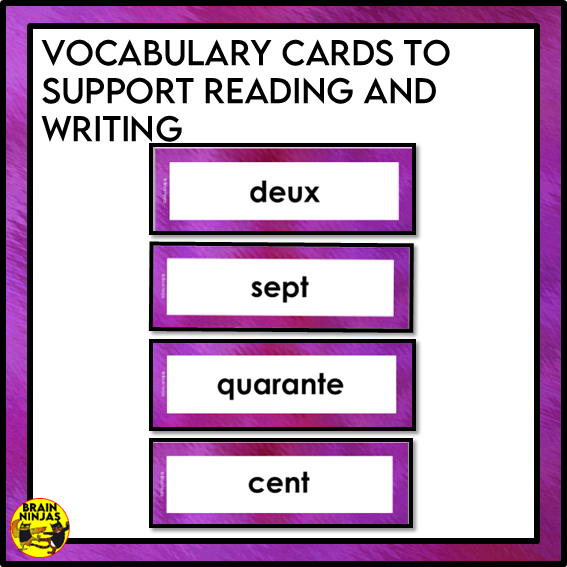 French Number Activities | Paper and Digital