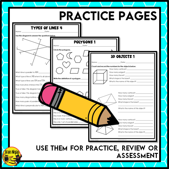 Geometry Interactive Math Unit | Paper | Grade 4